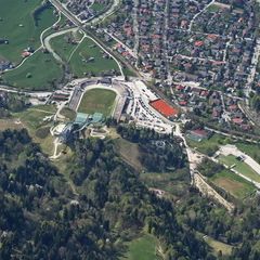 Flugwegposition um 13:52:23: Aufgenommen in der Nähe von Garmisch-Partenkirchen, Deutschland in 2824 Meter
